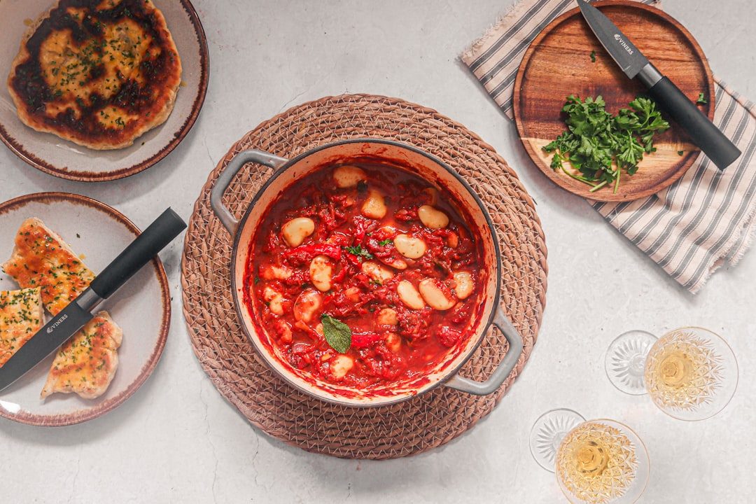One-Pot Braised Butter Beans in Tomato Sauce