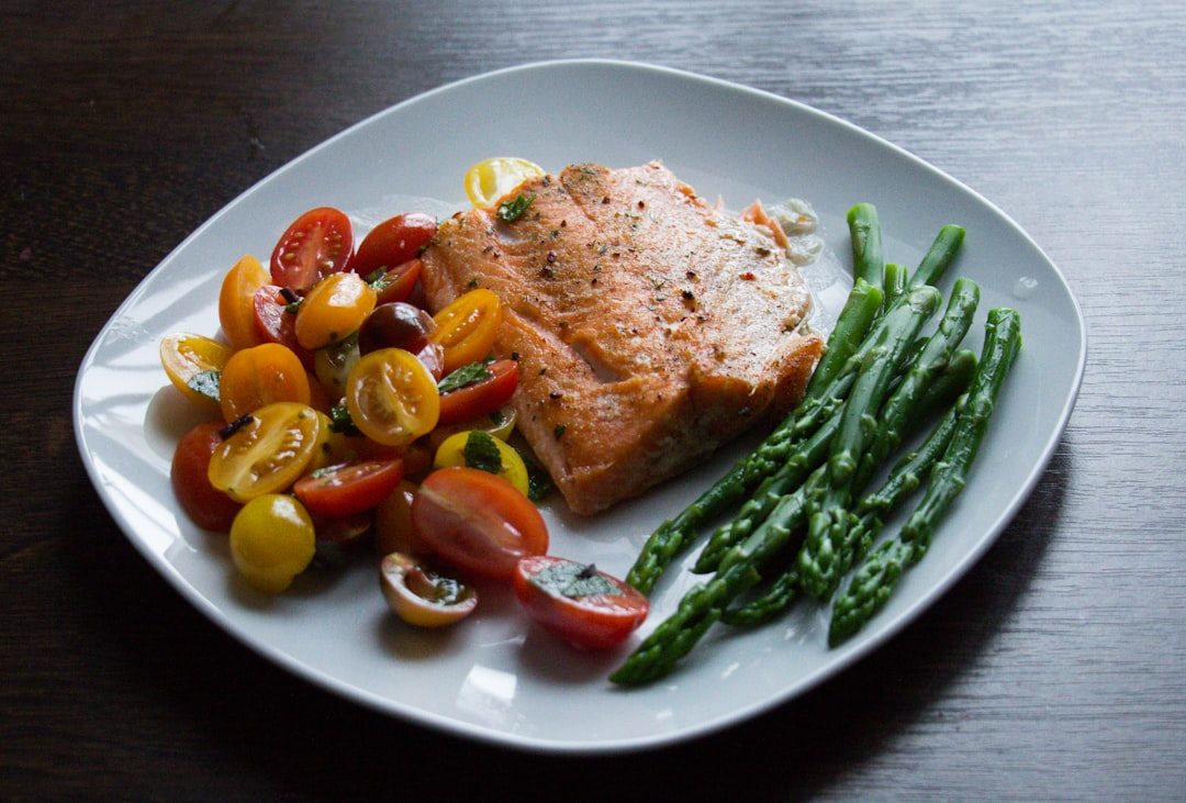 Pan-Seared Salmon with Burst Cherry Tomatoes