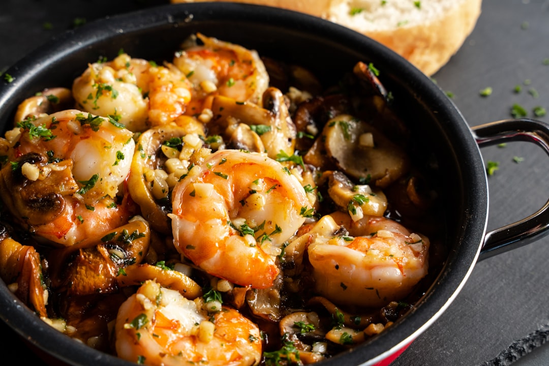 Garlic Butter Shrimp Skillet
