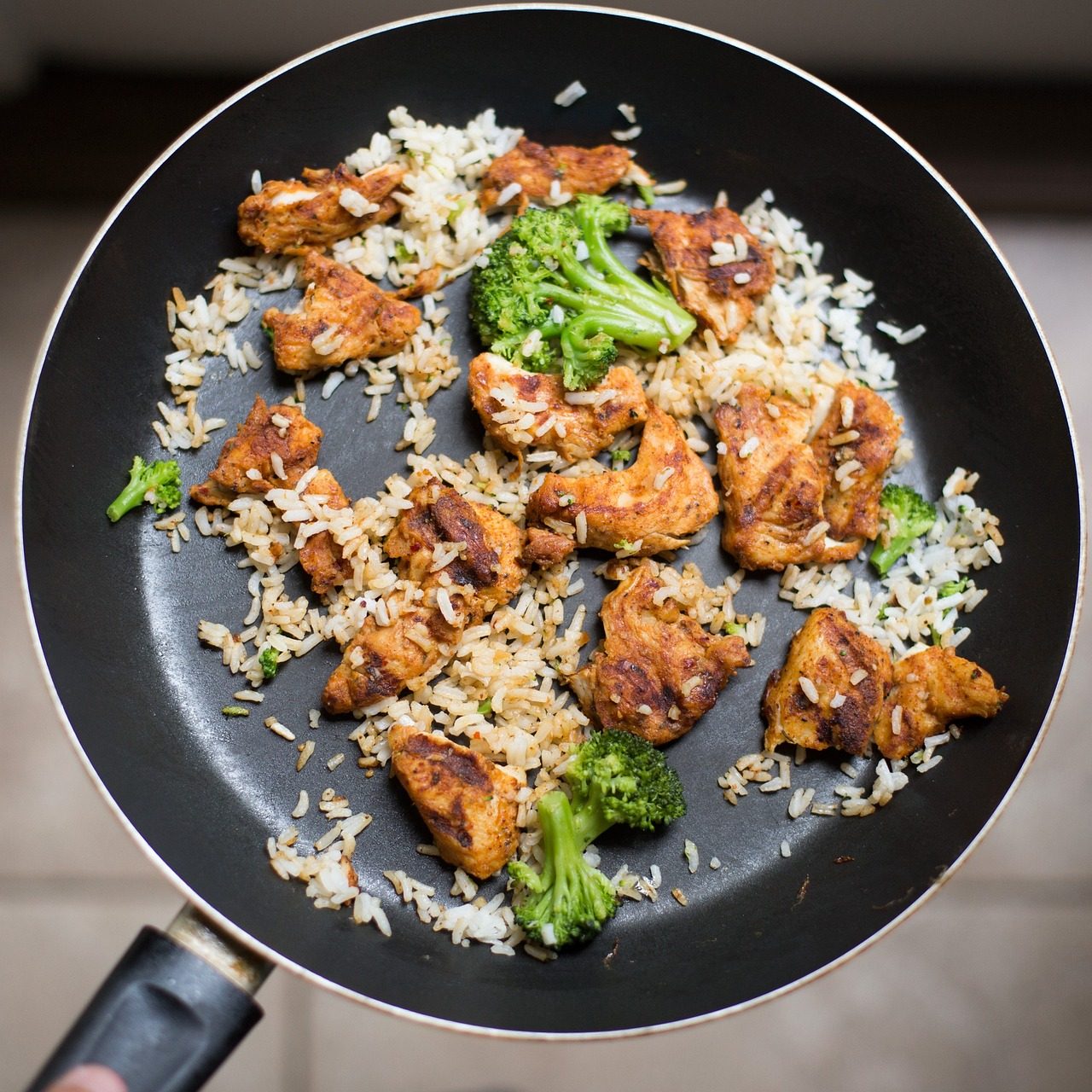 One-Pan Chicken, Rice and Broccoli