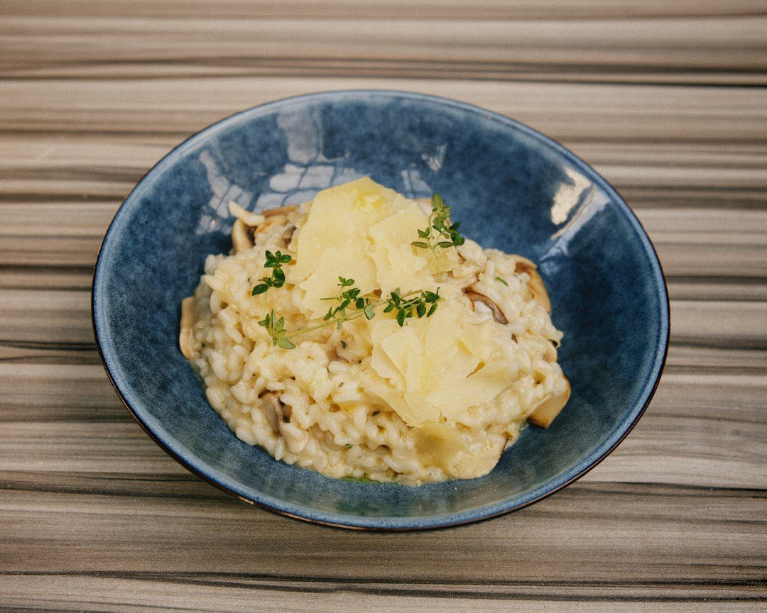 Skillet Mushroom Risotto